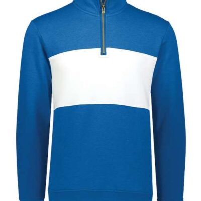 Men's All-American Fleece Colorblocked Quarter-Zip Sweatshirt