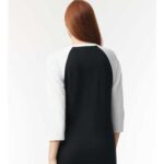 Unisex CVC Three-Quarter Sleeve Tee