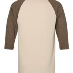 Unisex CVC Three-Quarter Sleeve Tee