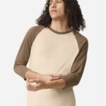 Unisex CVC Three-Quarter Sleeve Tee
