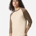Unisex CVC Three-Quarter Sleeve Tee